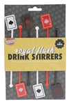 Royal Flush Drink Stirrers (6PK)