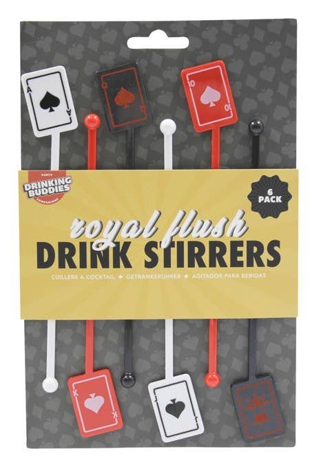 Royal Flush Drink Stirrers (6PK)