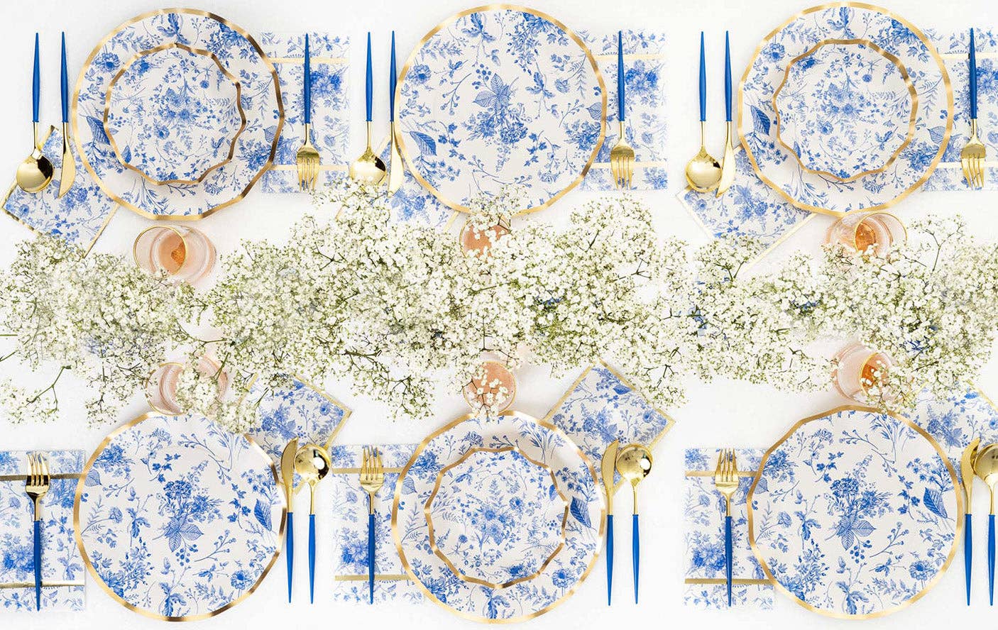 Timeless Wavy Paper Salad Plate/8pk