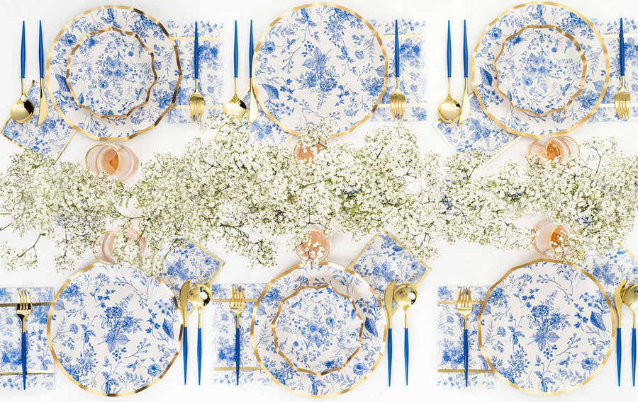 Timeless Wavy Paper Salad Plate/8pk