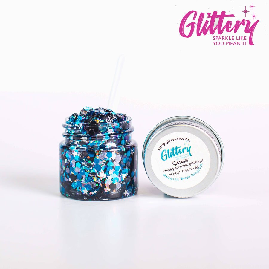 Face & Body Glitter Gels