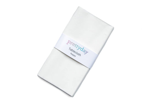 White Pastel Paper Table Cover