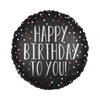 Happy Birthday To You Dots Balloon