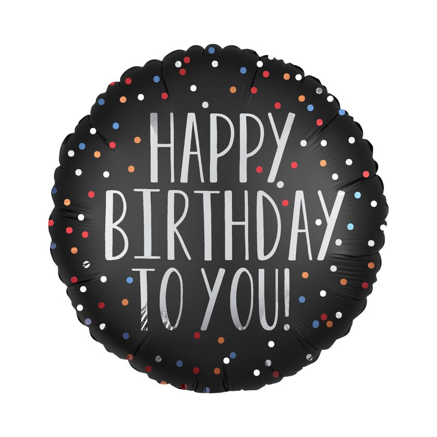 Happy Birthday To You Dots Balloon