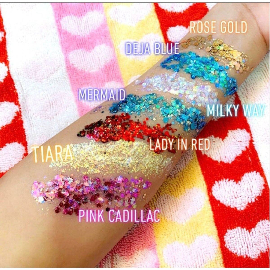 Face & Body Glitter Gels
