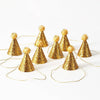 Gold Mini Party Hats