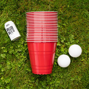 Party Giant Beer Pong Set - Set of 20 XL Cups & 4 XL Balls