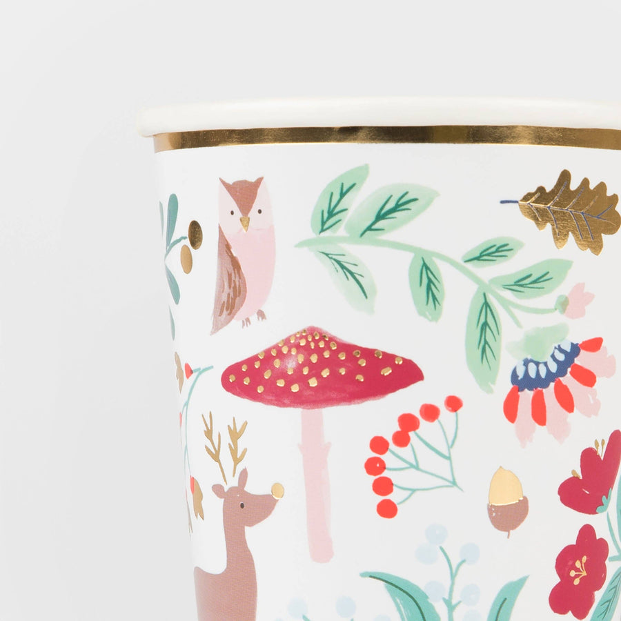 Winter Woodland Cups