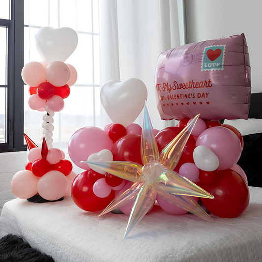 Valentine Balloon Stacks