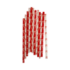 Christmas Bows Reusable Straws