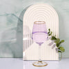 Purple Wine Glass