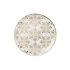 Golden Snowflake Large Paper Party Plates (10 per Pack)