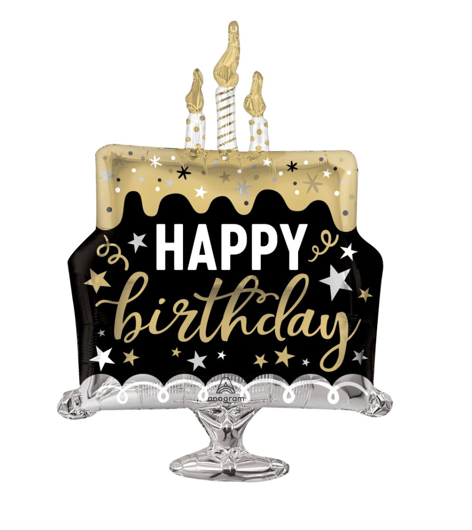 Happy Birthday Surprise Cake Balloon