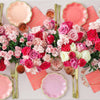 Rose Pink & Gold Birthday Candles