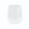 Upscale Round White 12 Oz. Plastic Wine Goblets | 6 Cups