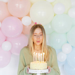 Rainbow Pastel Birthday Candles| 16 Pack