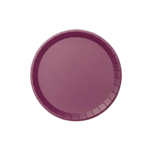 Plum Large Paper Party Plates (10 per Pack)