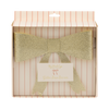 Gold Glitter Bow Banner