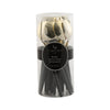 Black and Gold Plastic Mini Spoons