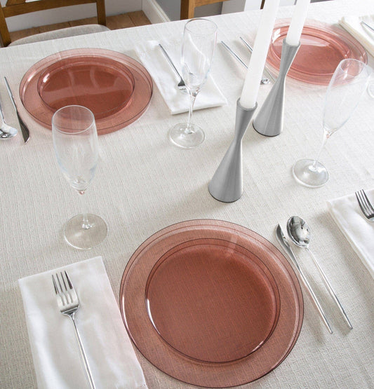 Chic Round Silver Spoons