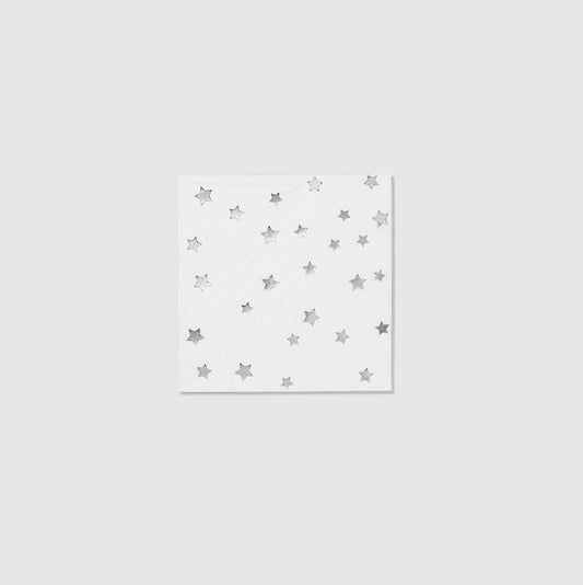 Silver Stars Napkins