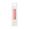 Rose Pink & Gold Birthday Candles