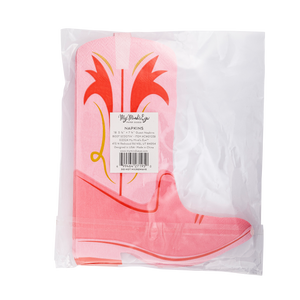 CWG1038 - Boot Shaped Paper Dinner Napkin