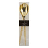 Gold Glitter Plastic Serving Fork