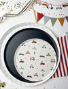 Classic Stripe Red Large Napkin