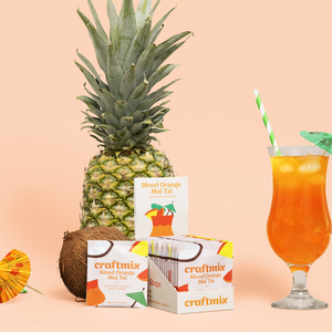 Blood Orange Mai Tai Cocktail / Mocktail Mixer - 24ct Caddy