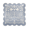 Floral Menorah Plate