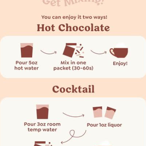 Cozy Hot Chocolate & Cocktail Mixer - Single Packets
